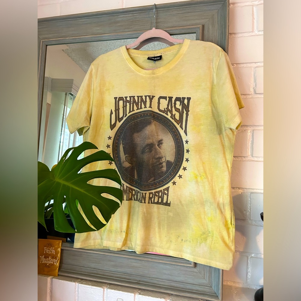 Johnny Cash Tie Dyed Tee